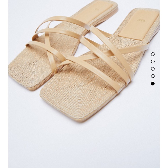 Zara leather Sandals NWT